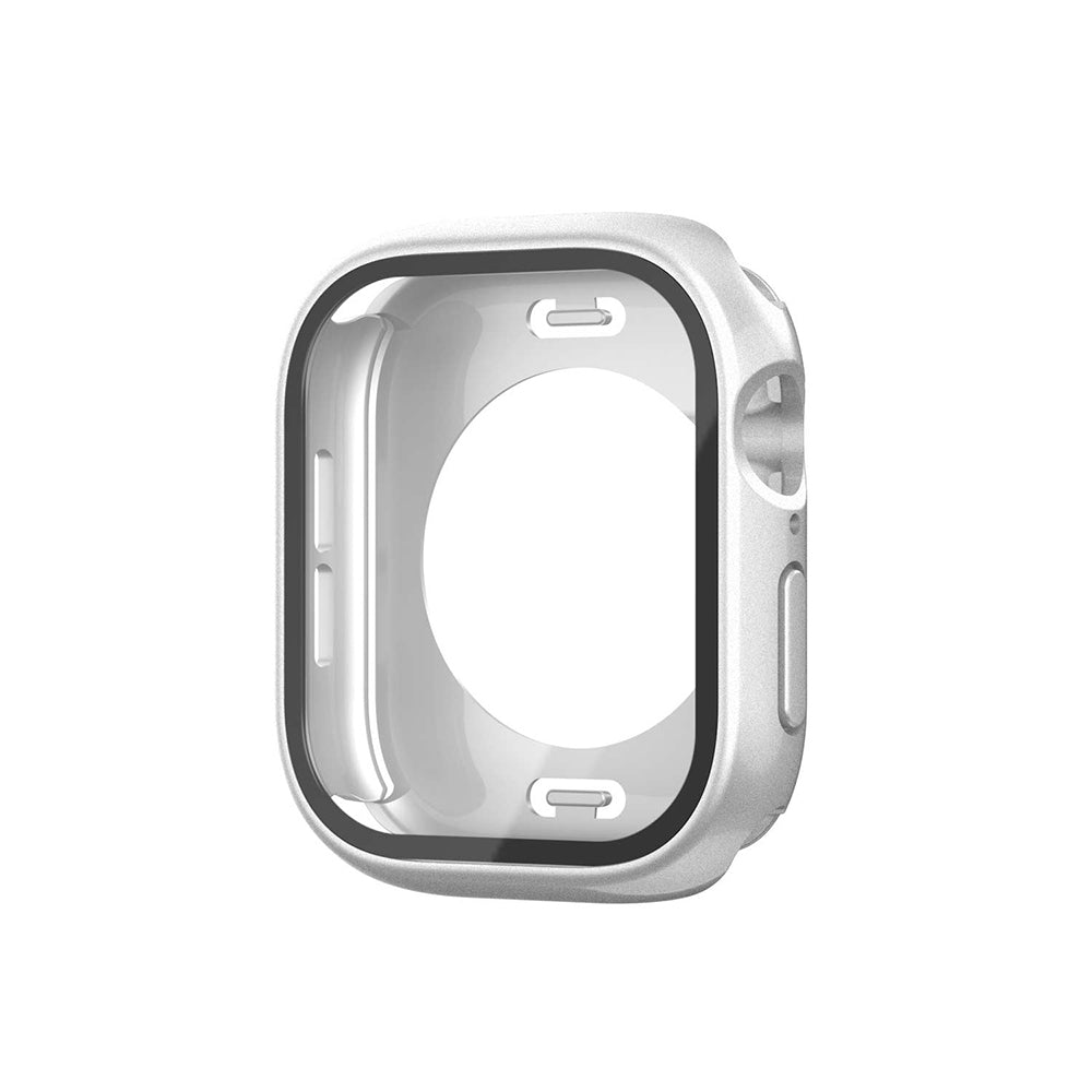 Apple Watch 10 42mm 360 Derece Korumalı Kasa ve Ekran Koruyucu Zore Watch Gard 12 Starlight