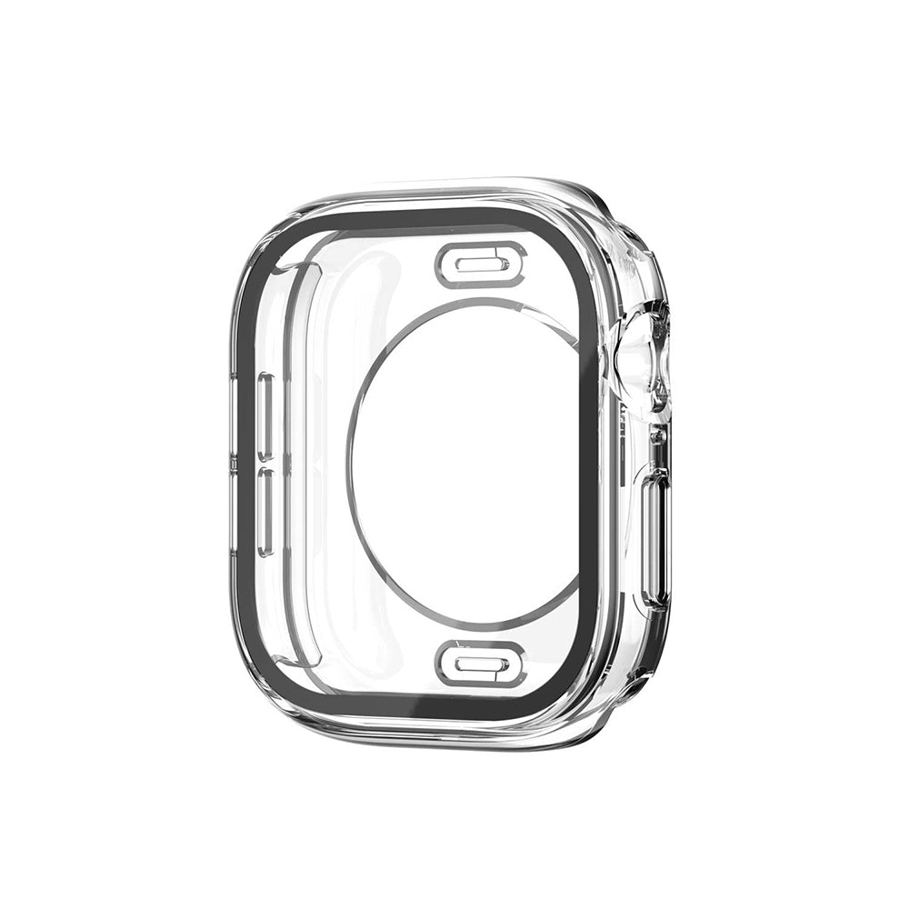 Apple Watch 10 46mm 360 Derece Korumalı Kasa ve Ekran Koruyucu Zore Watch Gard 12 Şeffaf