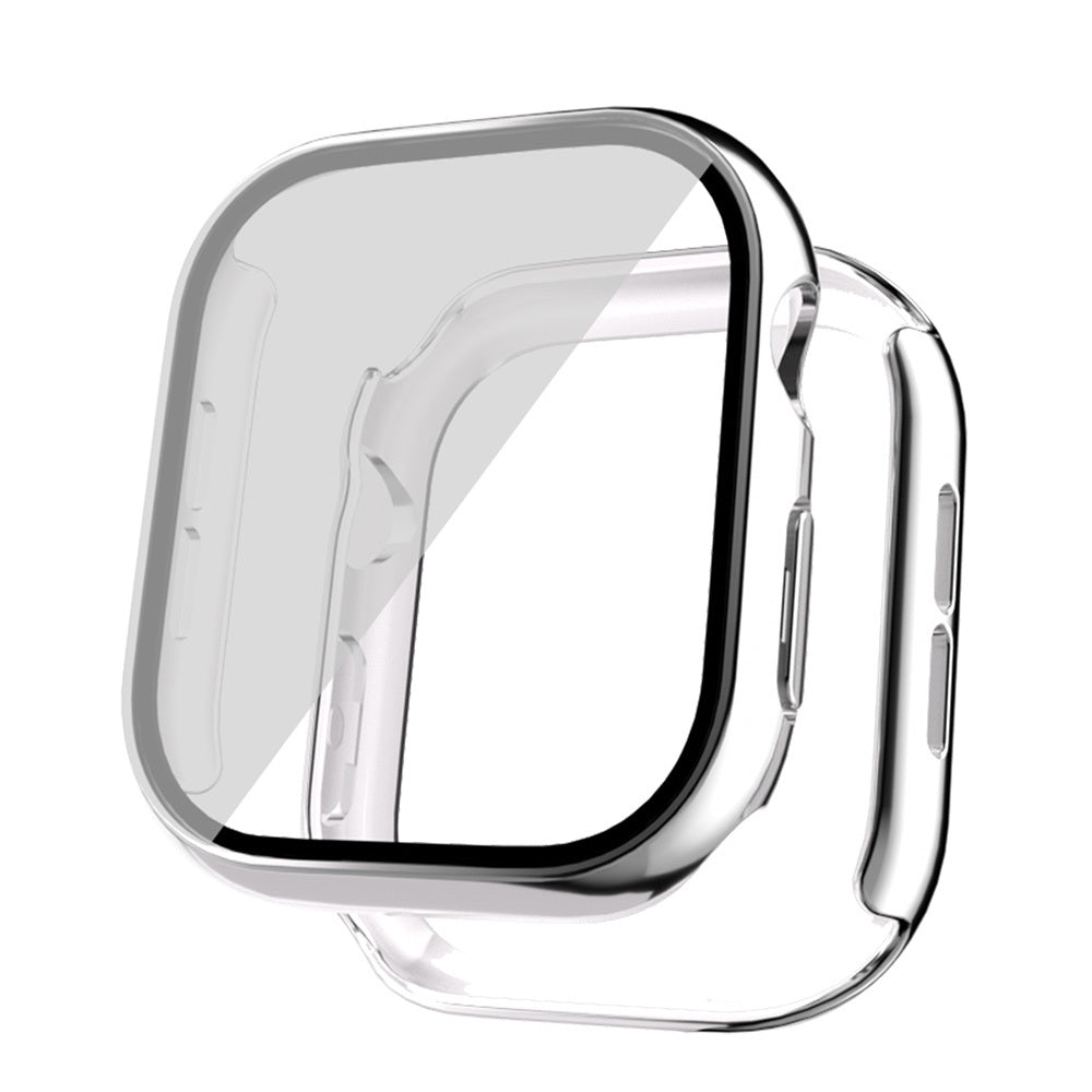 Apple Watch 10 46mm Sert PC Kasa Electroplatink Çerçeveli Ekran Koruyucu Zore Watch Gard 36 Colorful