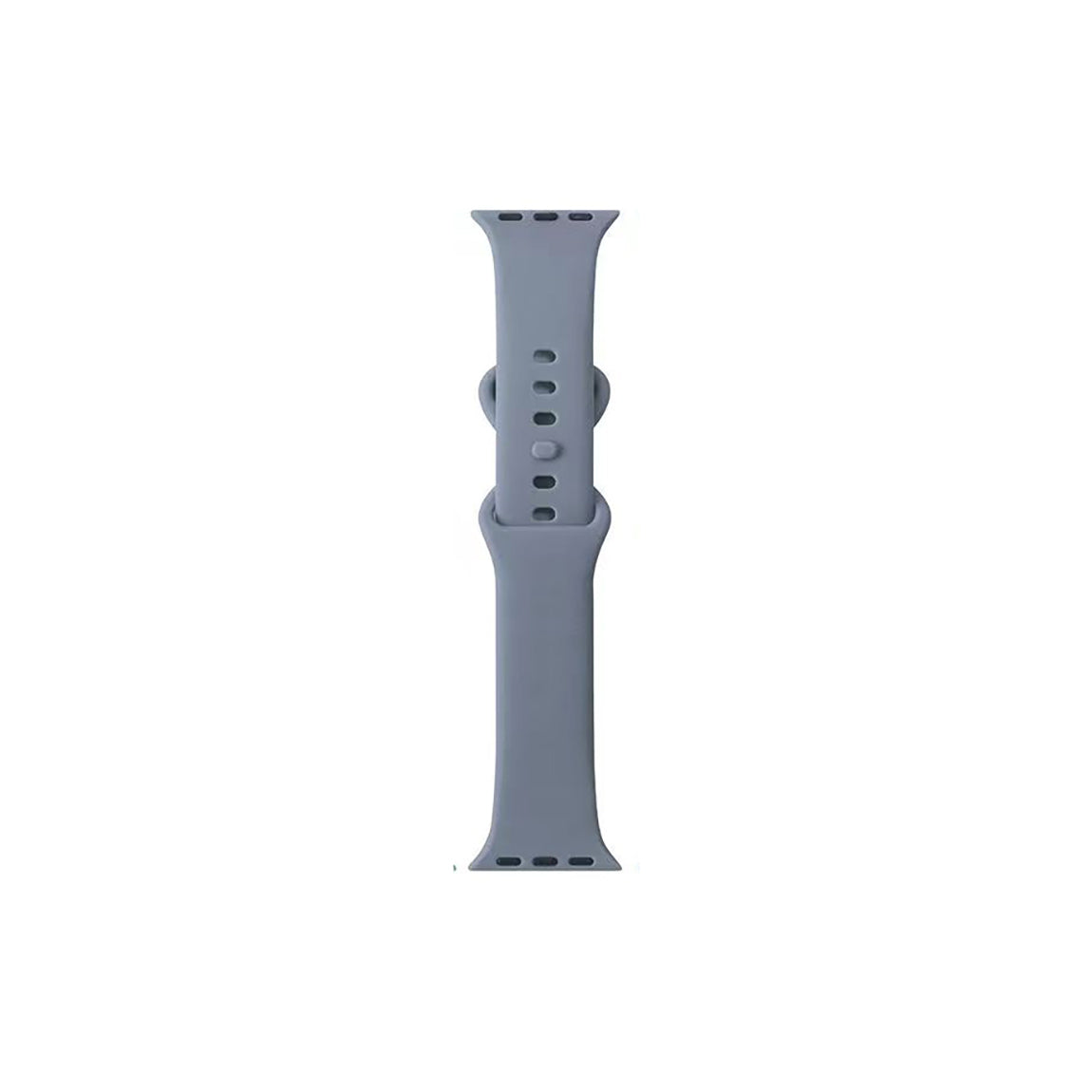Apple Watch 10 46mm Zore KRD-131 Silikon Kordon Strap Kayış Gri