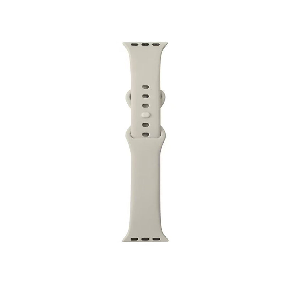 Apple Watch 10 46mm Zore KRD-131 Silikon Kordon Strap Kayış Gri