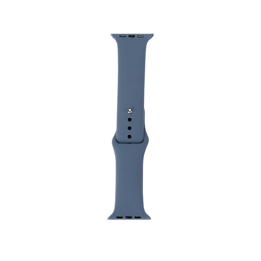Apple Watch 38mm Band Serisi Klasik Kordon Silikon Strap Kayış Lavendery Gray