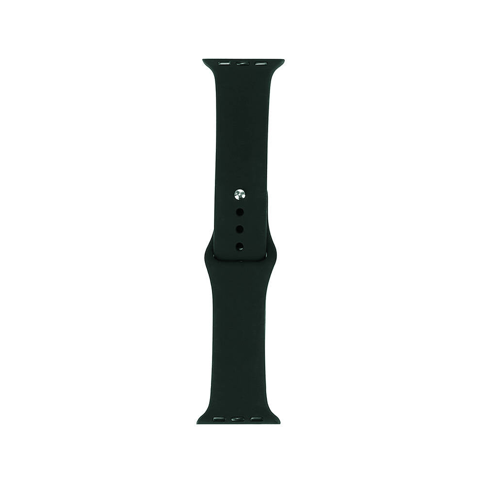 Apple Watch 38mm Band Serisi Klasik Kordon Silikon Strap Kayış New Olive Green