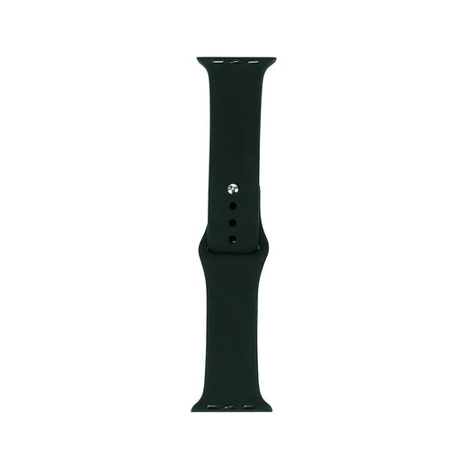 Apple Watch 38mm Band Serisi Klasik Kordon Silikon Strap Kayış New Olive Green