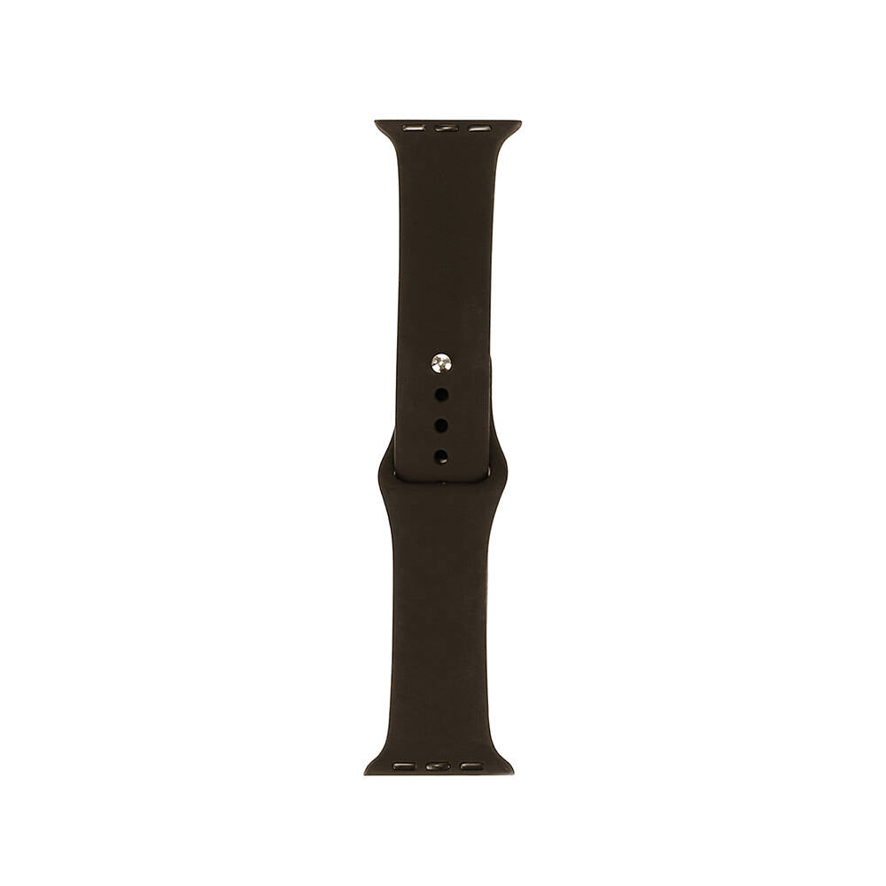 Apple Watch 38mm Band Serisi Klasik Kordon Silikon Strap Kayış Olive Green