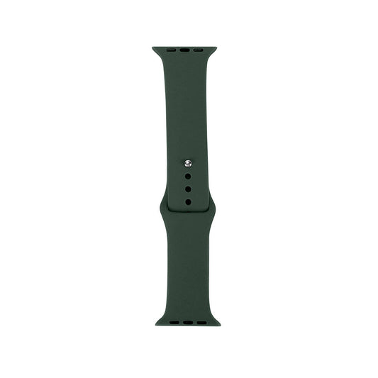 Apple Watch 38mm Band Serisi Klasik Kordon Silikon Strap Kayış Pine Yeşil