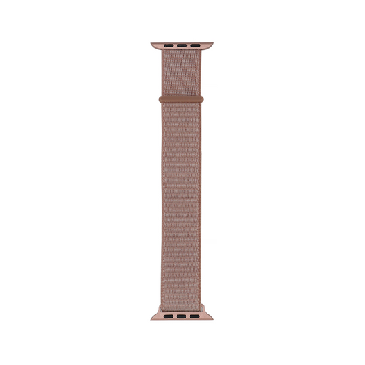 Apple Watch 38mm Kordon Band-03 Serisi Hasır Strap Kayış Rose Pembe