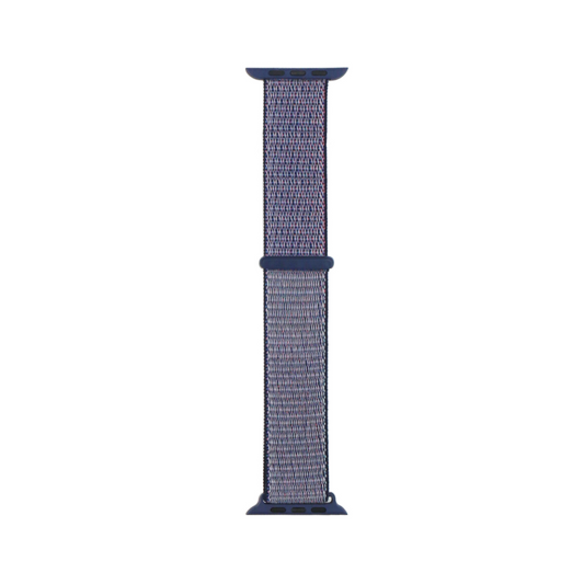 Apple Watch 38mm Kordon Band-03 Serisi Hasır Strap Kayış Fidnight Blue