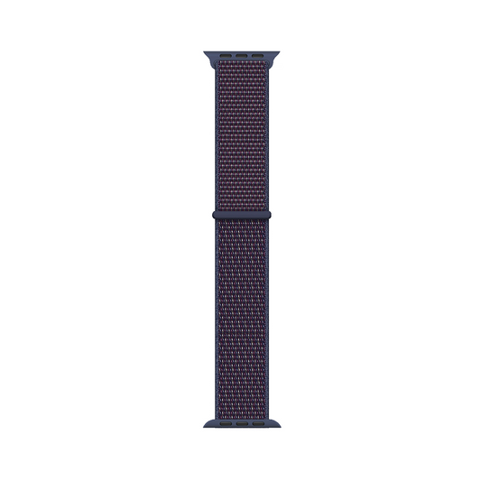 Apple Watch 38mm Kordon Band-03 Serisi Hasır Strap Kayış İndigo