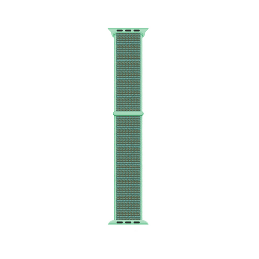 Apple Watch 38mm Kordon Band-03 Serisi Hasır Strap Kayış Spearmint