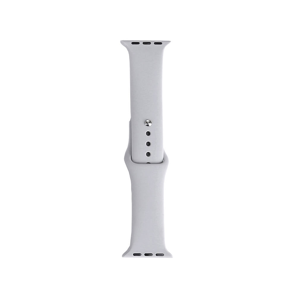 Apple Watch 40mm Band Serisi Klasik Kordon Silikon Strap Kayış Cloud Gray