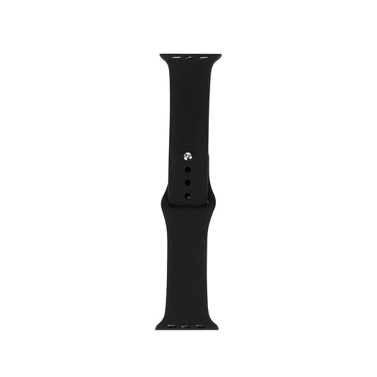 Apple Watch 40mm Band Serisi Klasik Kordon Silikon Strap Kayış Siyah