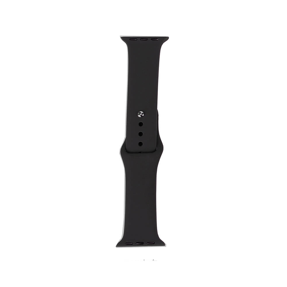 Apple Watch 40mm Band Serisi Klasik Kordon Silikon Strap Kayış Gri