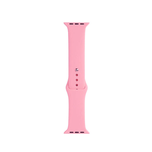 Apple Watch 40mm Band Serisi Klasik Kordon Silikon Strap Kayış Pembe
