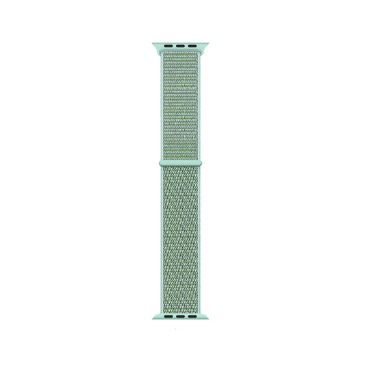 Apple Watch 44mm Kordon Band-03 Serisi Hasır Strap Kayış Marin Yeşil