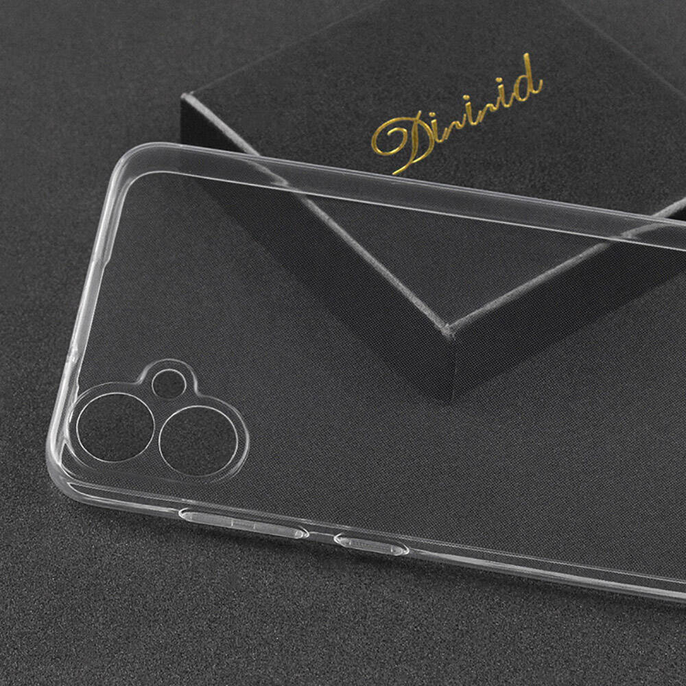 Galaxy A05 Kılıf Zore Süper Silikon Kapak Renksiz