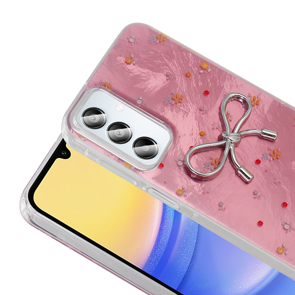 Galaxy A15 Kılıf Kamera Korumalı Figürlü Zore Ponti Silikon Kapak Açık Mavi