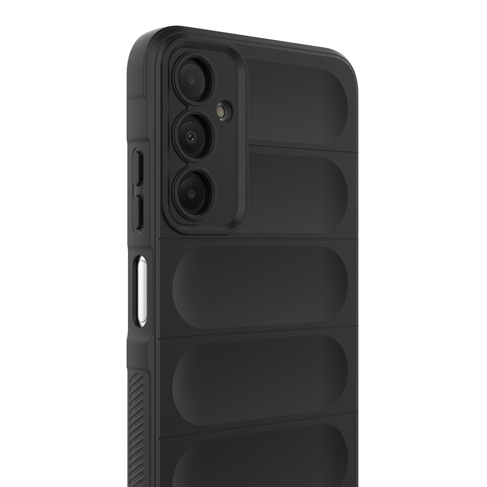 Galaxy A16 Kılıf Esnek TPU Oyuklu Arka Yüzey Tasarımlı Zore Etnik Silikon Kapak Kırmızı