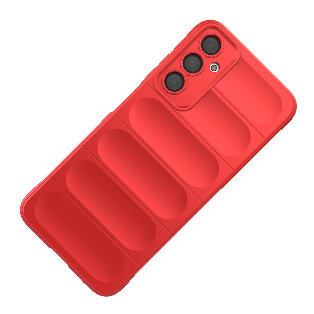 Galaxy A16 Kılıf Esnek TPU Oyuklu Arka Yüzey Tasarımlı Zore Etnik Silikon Kapak Koyu Yeşil