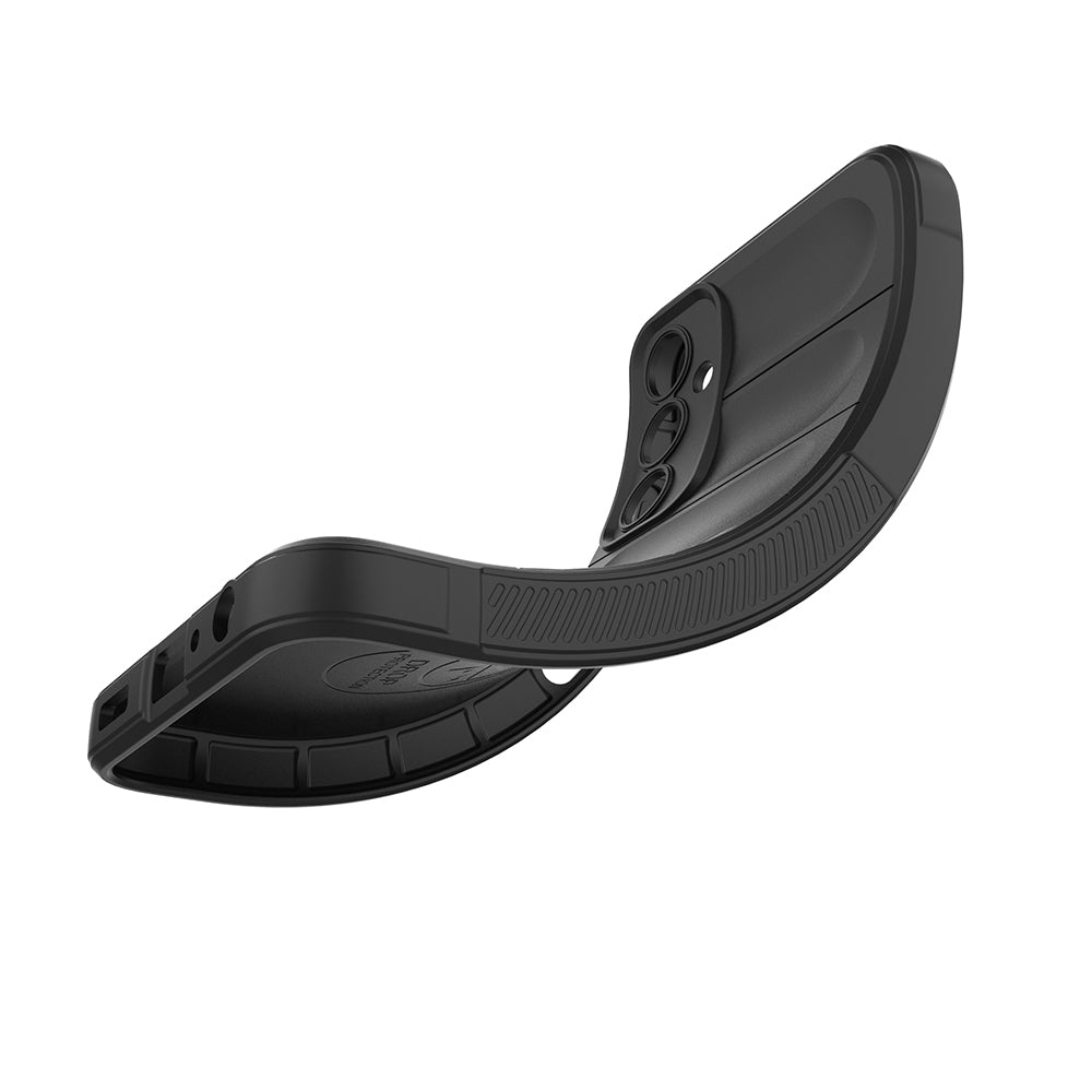 Galaxy A16 Kılıf Esnek TPU Oyuklu Arka Yüzey Tasarımlı Zore Etnik Silikon Kapak Koyu Yeşil