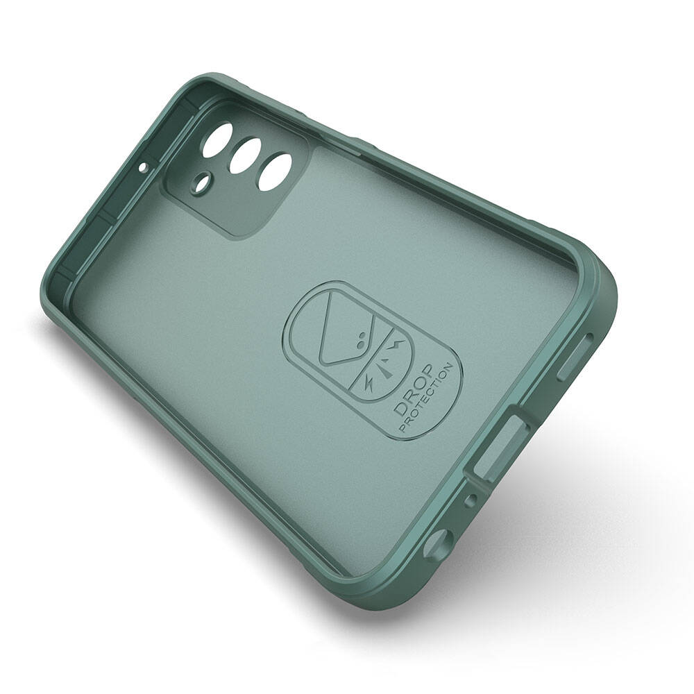 Galaxy A25 Kılıf Esnek TPU Oyuklu Arka Yüzey Tasarımlı Zore Etnik Silikon Kapak Lacivert