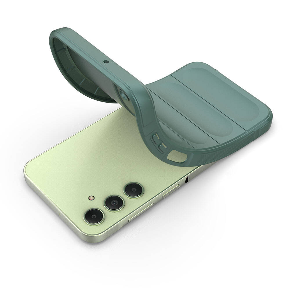 Galaxy A25 Kılıf Esnek TPU Oyuklu Arka Yüzey Tasarımlı Zore Etnik Silikon Kapak Lacivert