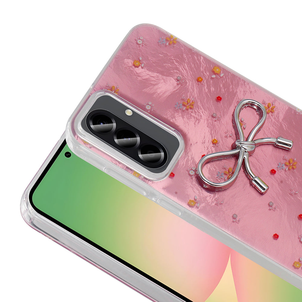 Galaxy A26 Kılıf Kamera Korumalı Figürlü Zore Ponti Silikon Kapak Lila