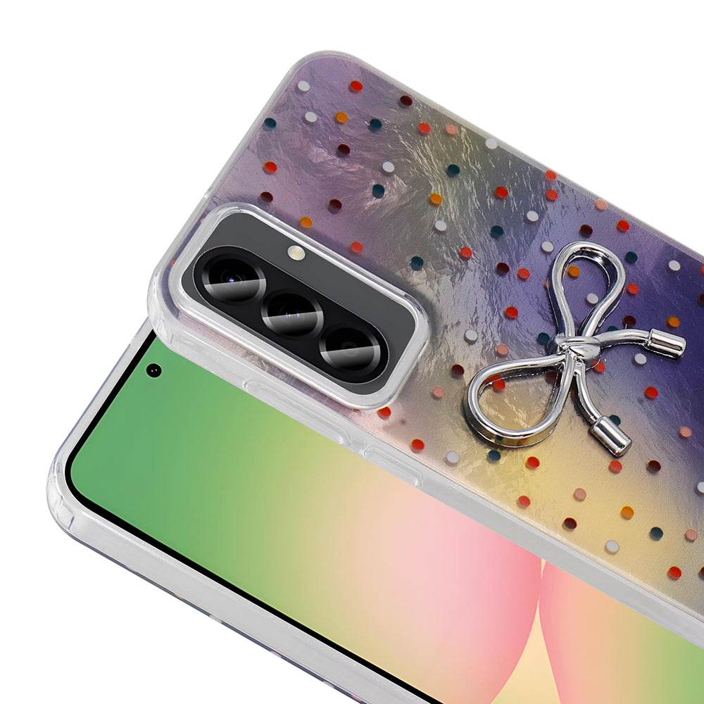 Galaxy A26 Kılıf Kamera Korumalı Figürlü Zore Ponti Silikon Kapak Beyaz