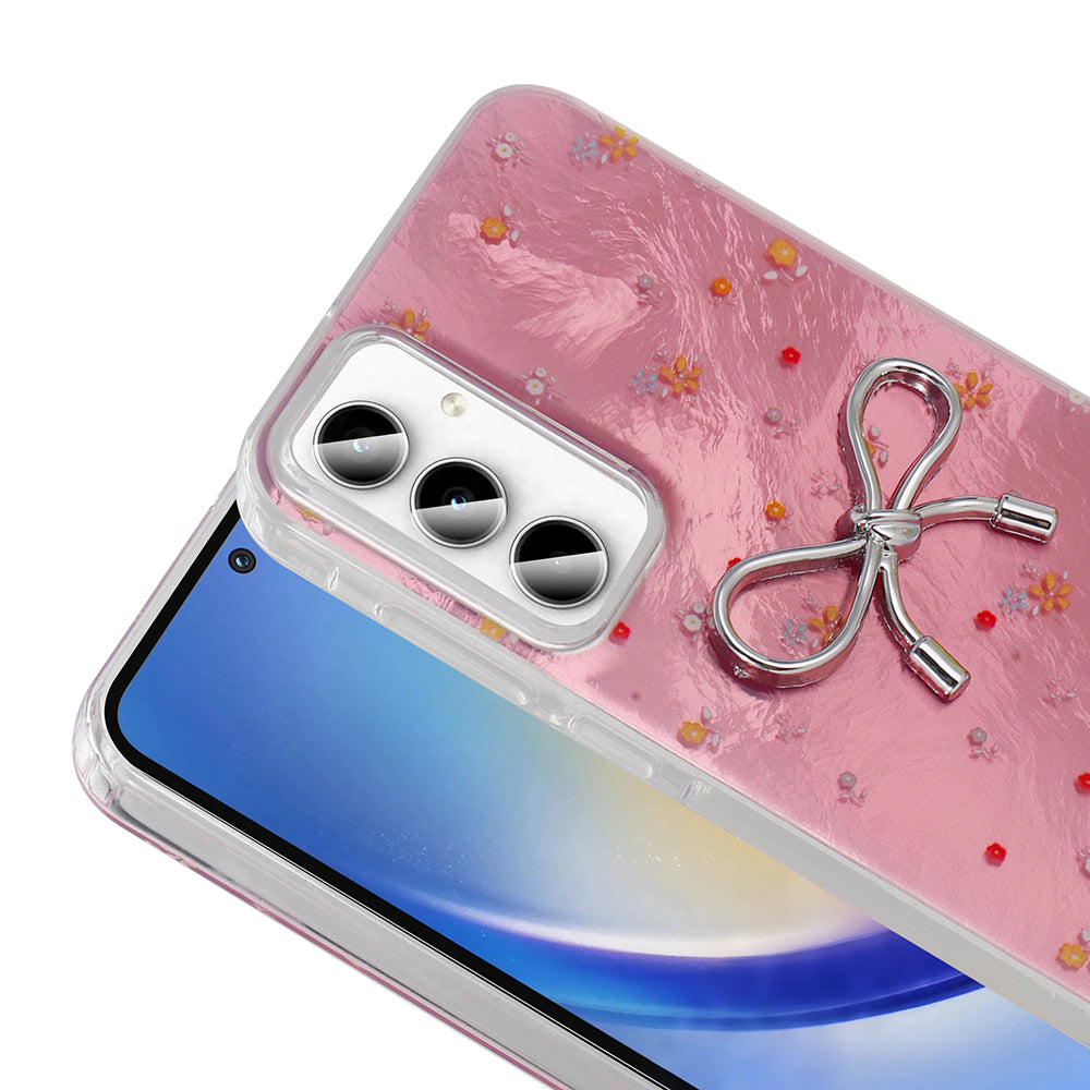 Galaxy A35 Kılıf Kamera Korumalı Figürlü Zore Ponti Silikon Kapak Açık Mavi