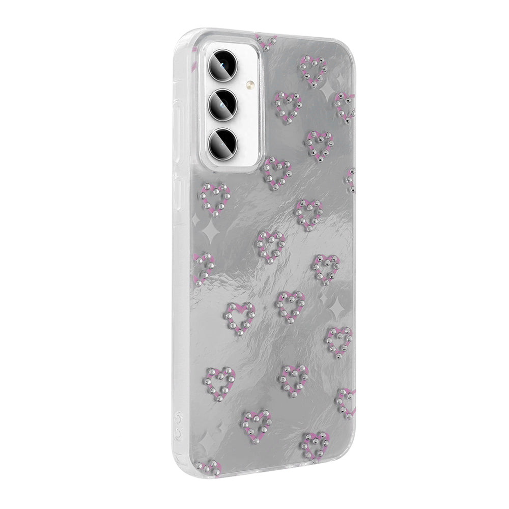 Galaxy A35 Kılıf Kamera Korumalı Figürlü Zore Ponti Silikon Kapak Açık Mavi