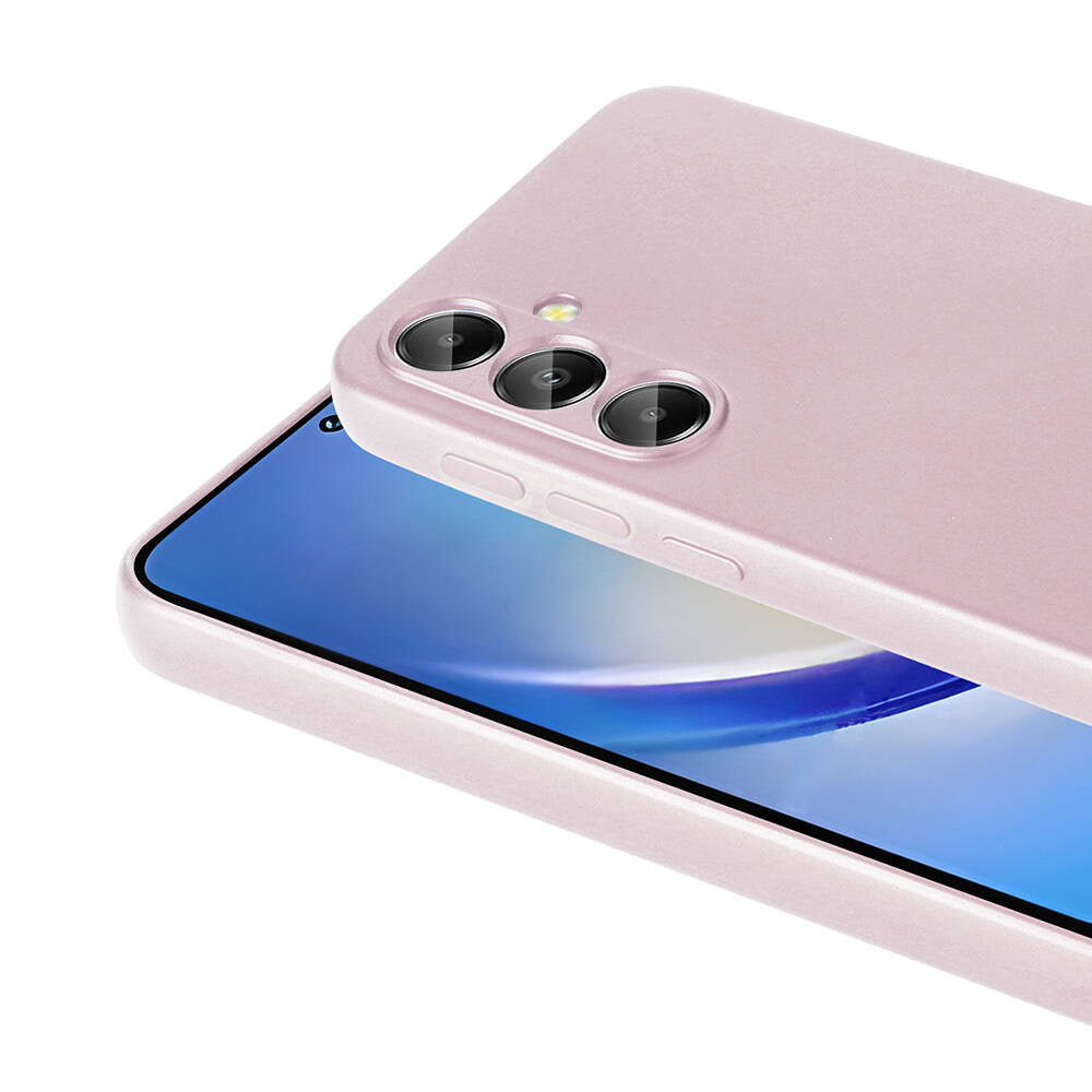 Galaxy A35 Kılıf Zore Premier Silikon Kapak Rose Gold
