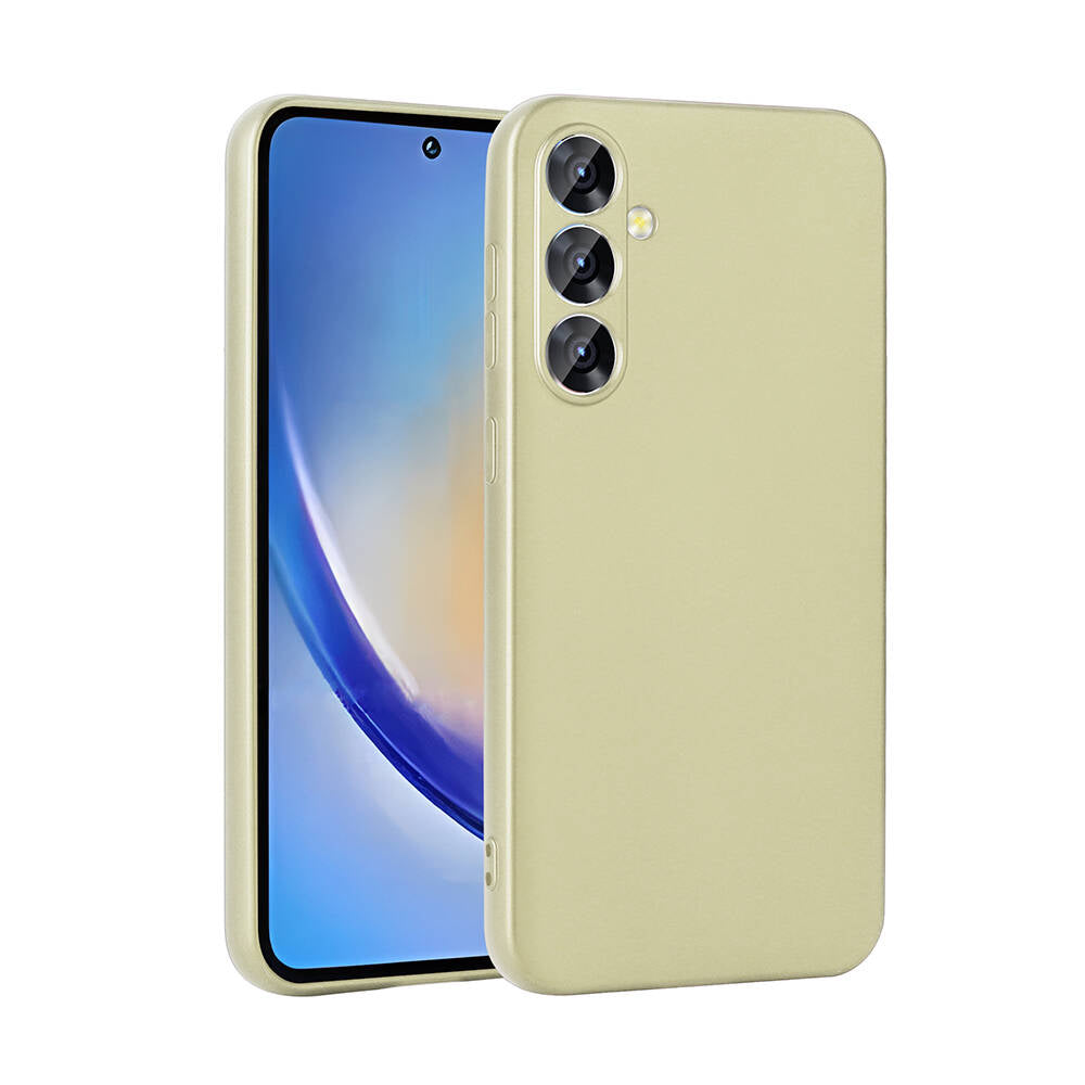 Galaxy A35 Kılıf Zore Premier Silikon Kapak Gold