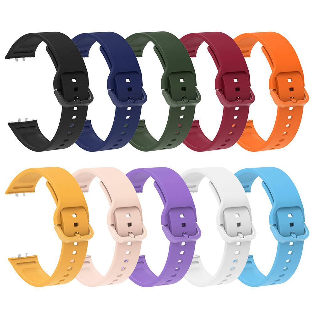 Galaxy Fit 3 Silikon Kordon Zore KRD-110 Strap Kayış Kırmızı