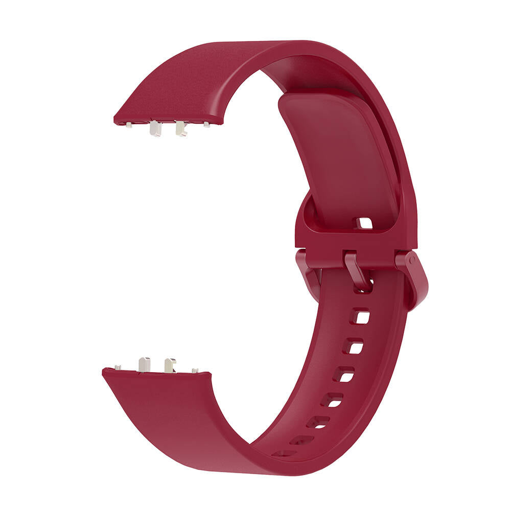 Galaxy Fit 3 Silikon Kordon Zore KRD-110 Strap Kayış Kırmızı