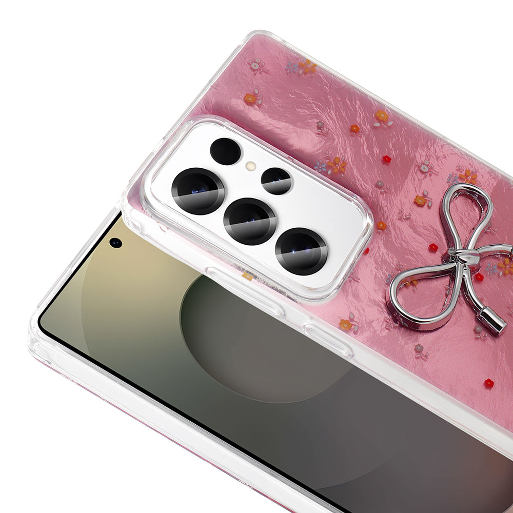 Galaxy S23 Ultra Kılıf Kamera Korumalı Figürlü Zore Ponti Silikon Kapak Beyaz