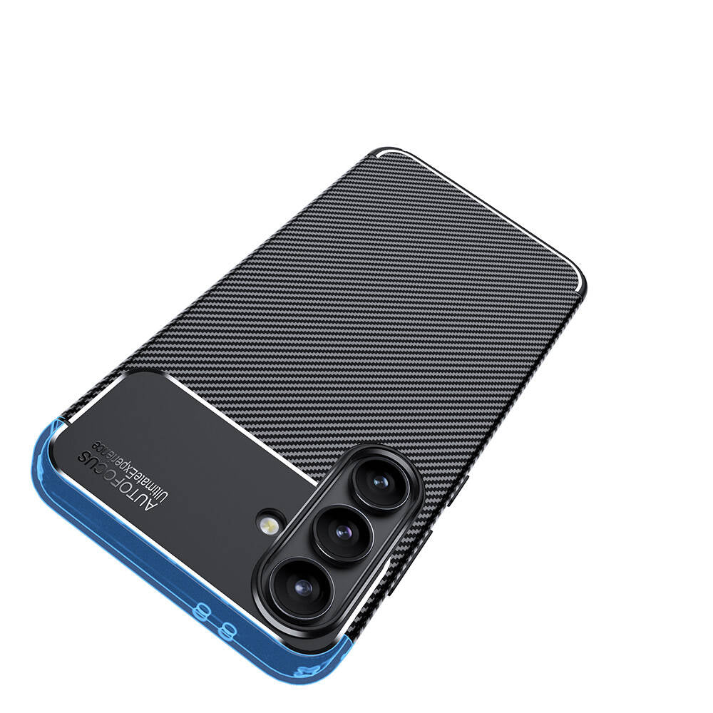 Galaxy S24 FE Kılıf Zore Negro Silikon Kapak Siyah