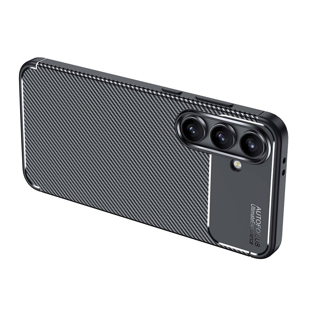 Galaxy S24 FE Kılıf Zore Negro Silikon Kapak Siyah