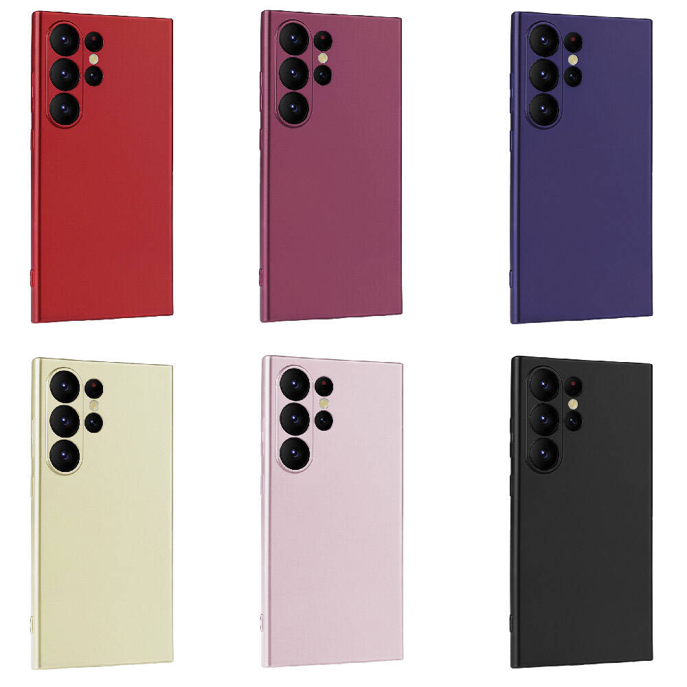 Galaxy S24 Ultra Kılıf Zore Premier Silikon Kapak Mürdüm