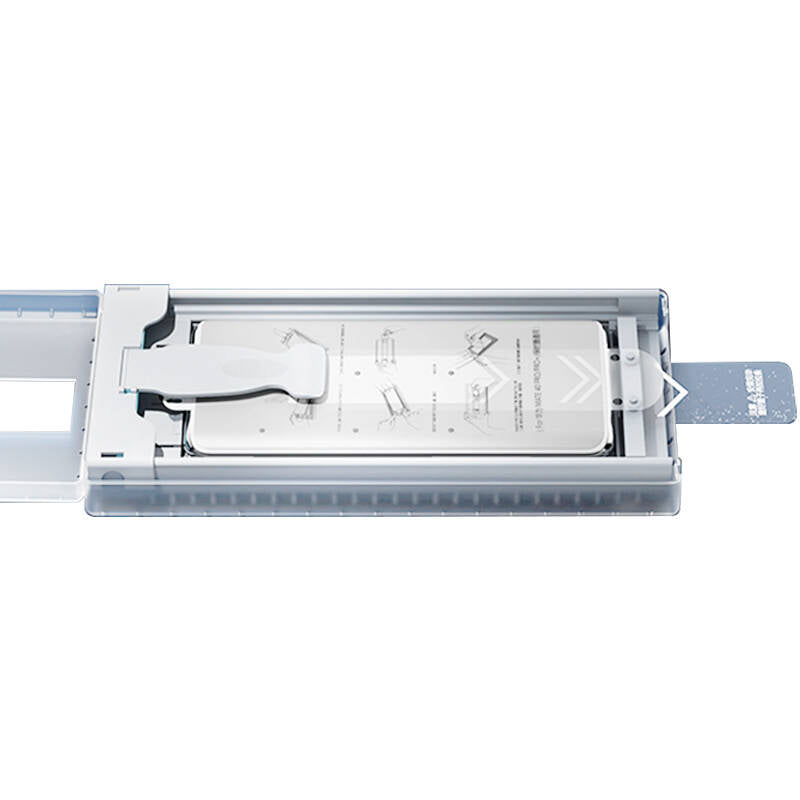 Galaxy S24 Ultra Zore Uygulama Aparatlı 6in1 Easy Body Ekran Koruyucu Siyah