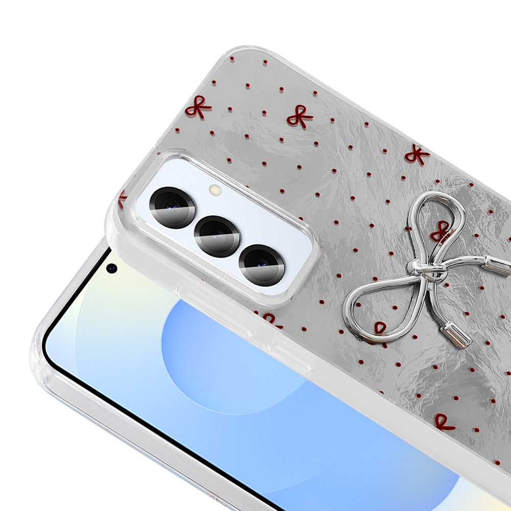 Galaxy S25 Plus Kılıf Kamera Korumalı Figürlü Zore Ponti Silikon Kapak Lila