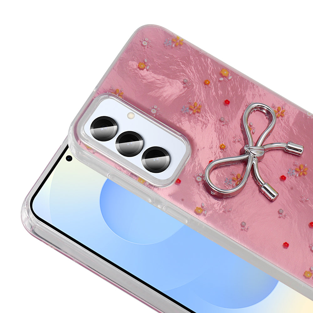 Galaxy S25 Plus Kılıf Kamera Korumalı Figürlü Zore Ponti Silikon Kapak Lila