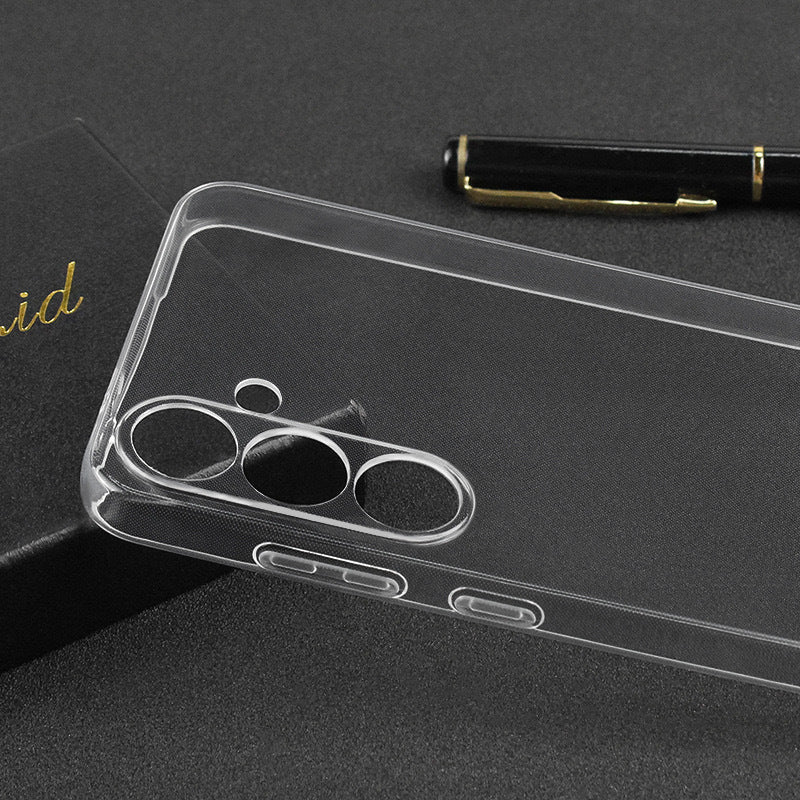 Galaxy S25 Plus Kılıf Zore Süper Silikon Kapak Şeffaf