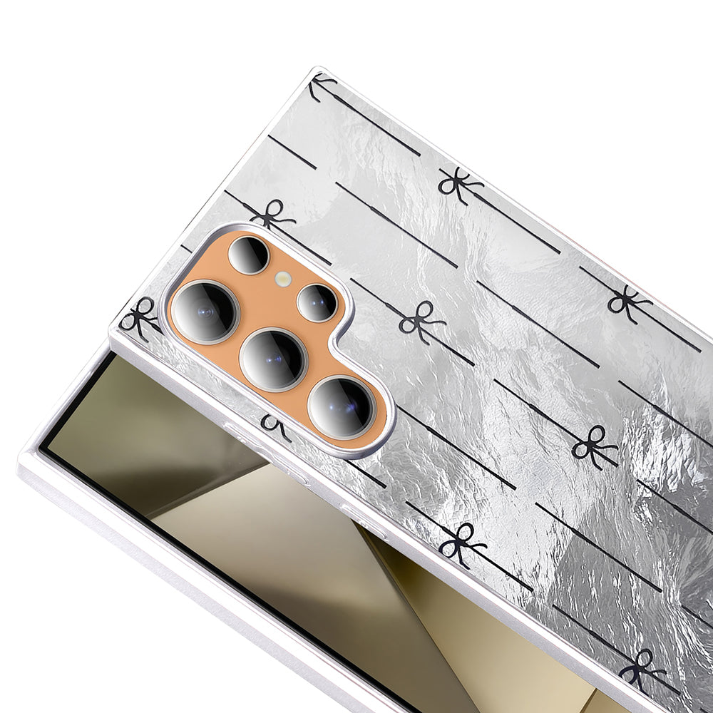 Galaxy S25 Ultra Kılıf Desenli Zore Mep Kapak Gold Leopar
