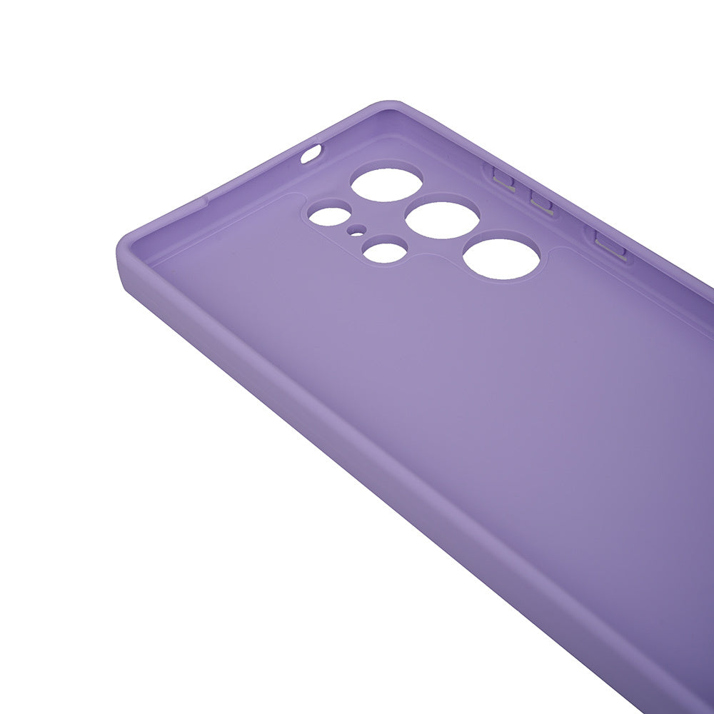 Galaxy S25 Ultra Kılıf Zore Biye Silikon Lila