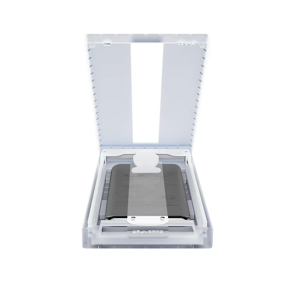 Galaxy S25 Ultra Zore Kolay Uygulama Aparatlı Privacy Easy Body Hayalet Ekran Koruyucu Siyah