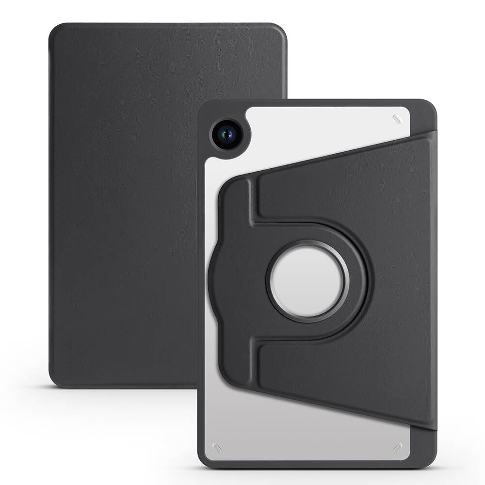 Galaxy Tab A9 Kılıf Zore Termik Kalem Bölmeli Dönebilen Standlı Kılıf Açık Yeşil