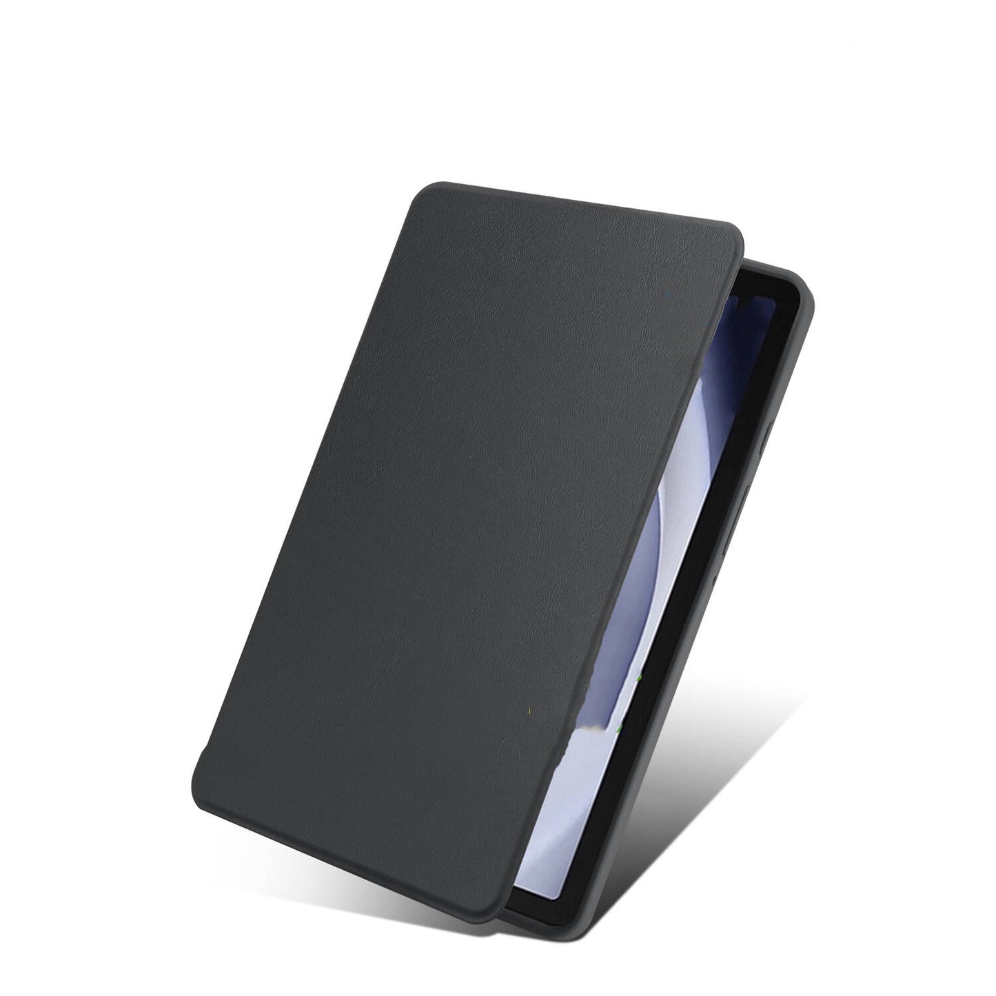 Galaxy Tab A9 Kılıf Zore Termik Kalem Bölmeli Dönebilen Standlı Kılıf Lavendery Gray