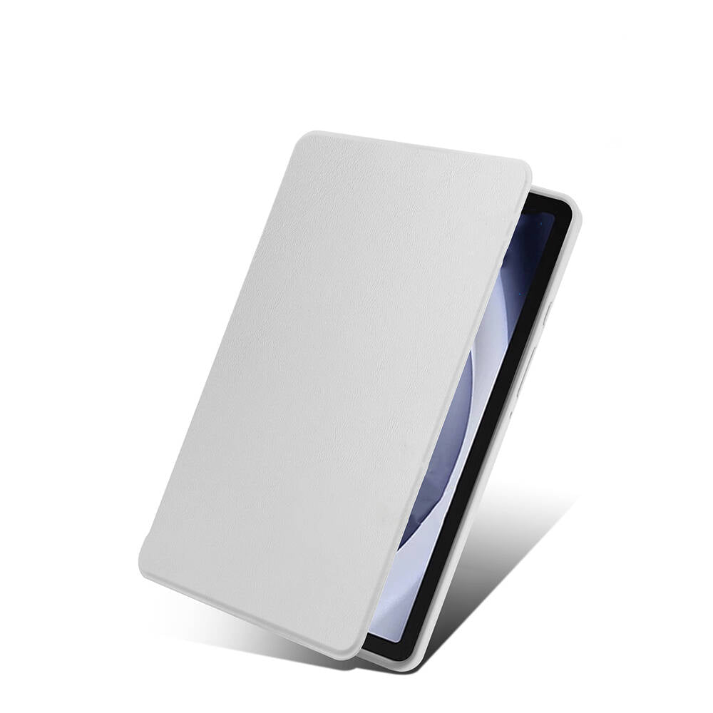 Galaxy Tab A9 Kılıf Zore Termik Kalem Bölmeli Dönebilen Standlı Kılıf Mavi