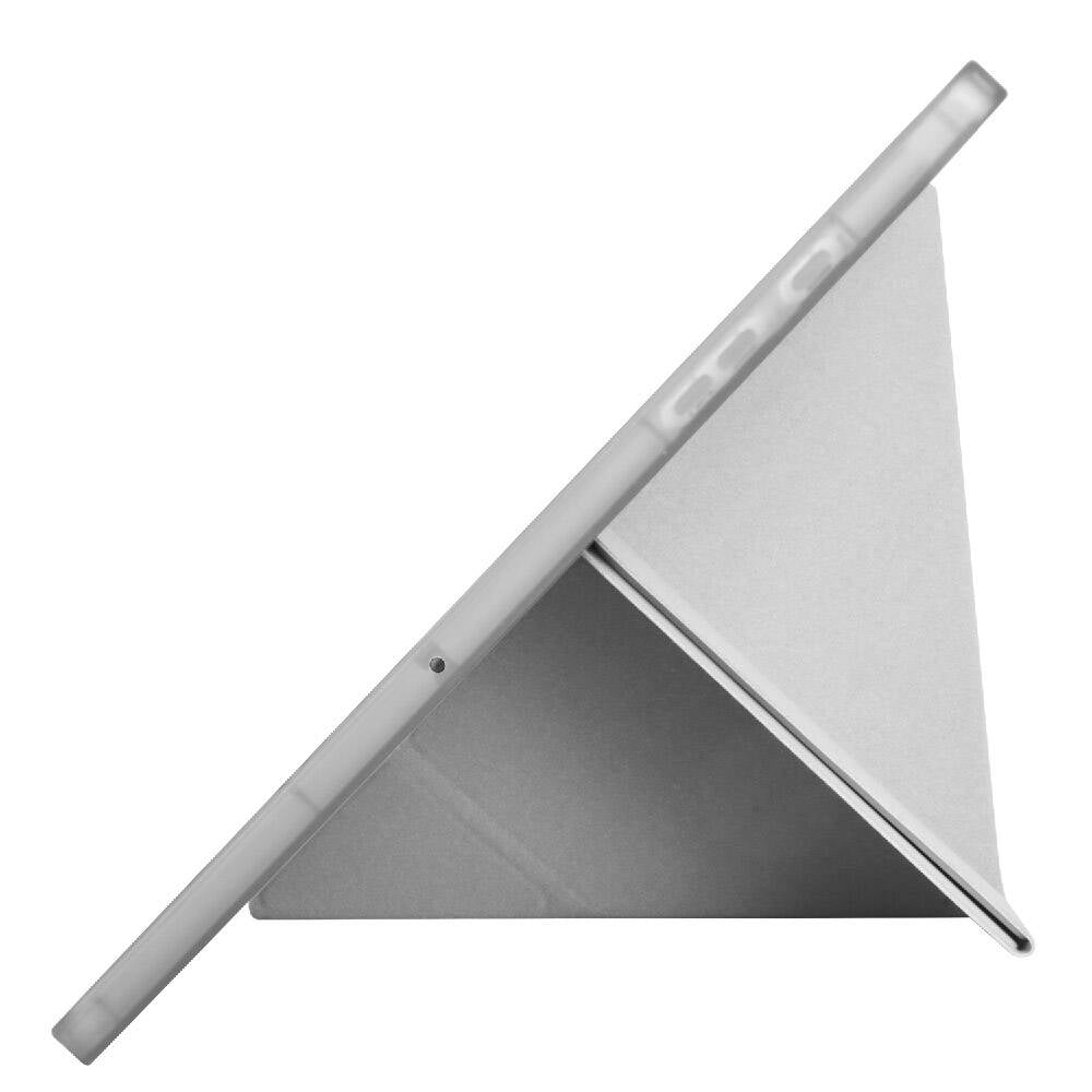 Galaxy Tab A9 Kılıf Zore Tri Folding Kalem Bölmeli Standlı Kılıf Koyu Yeşil