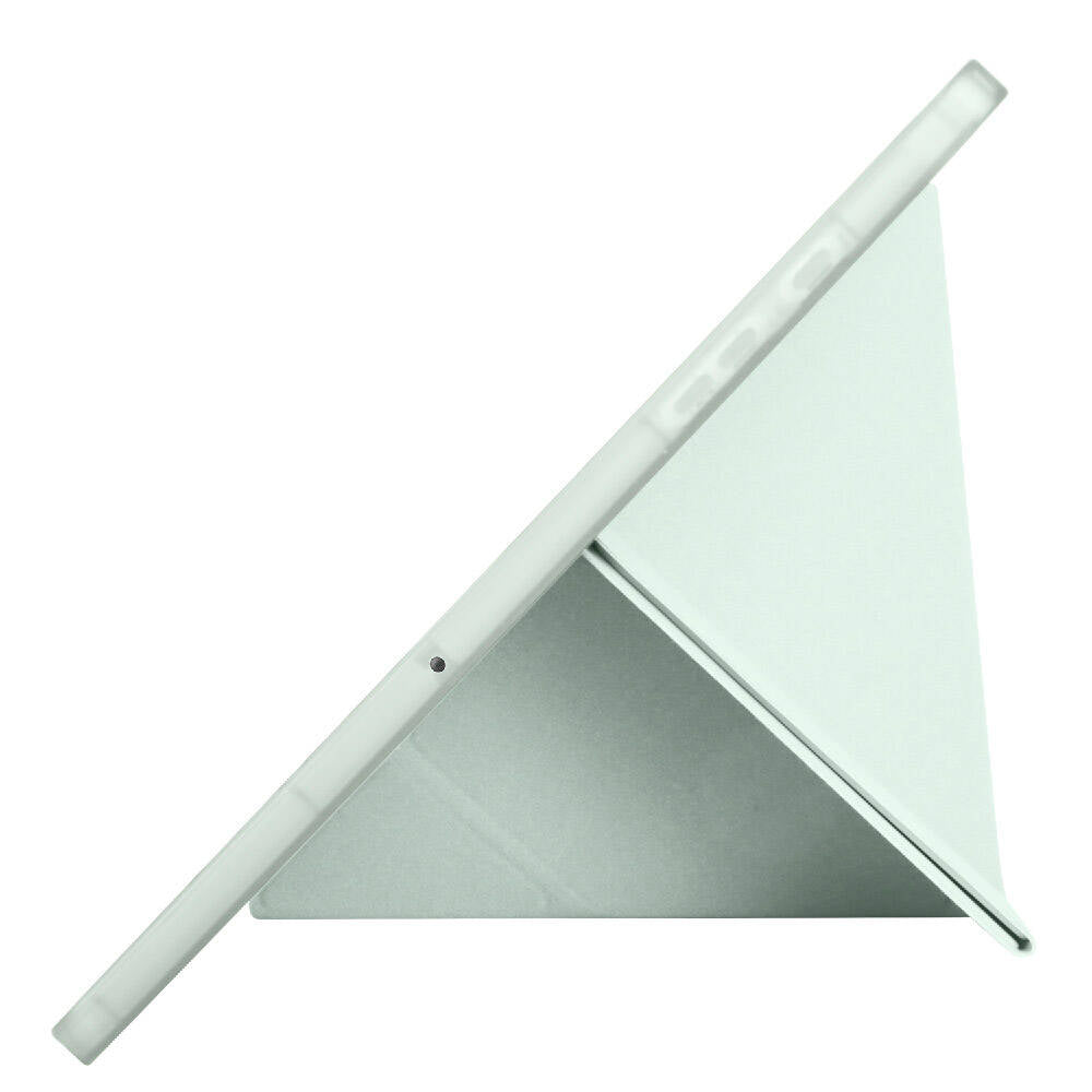 Galaxy Tab A9 Kılıf Zore Tri Folding Kalem Bölmeli Standlı Kılıf Mavi